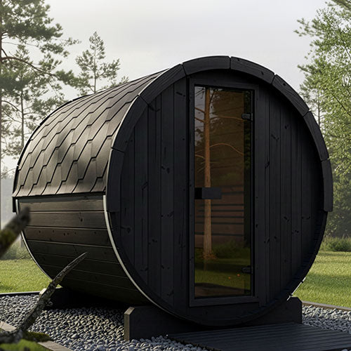 6 Person Barrel Sauna - E8