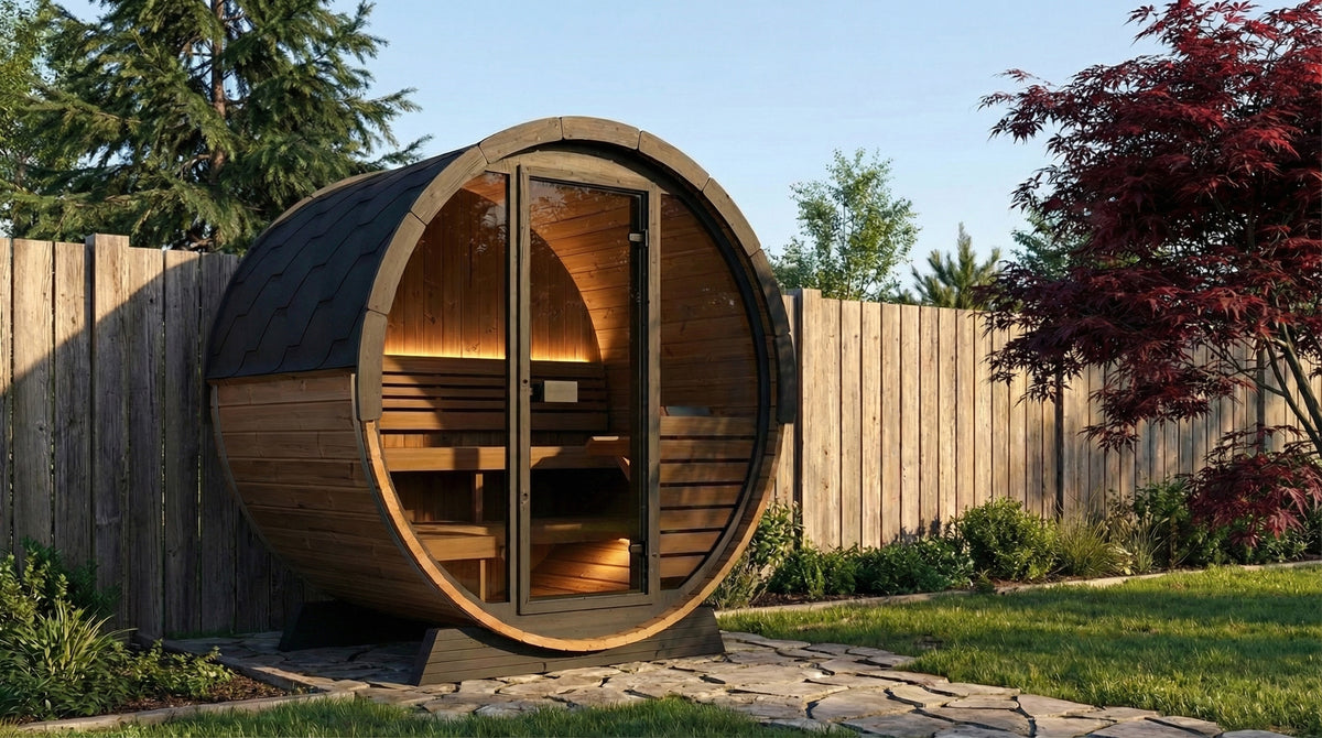 4 Person Barrel Sauna - EE6G