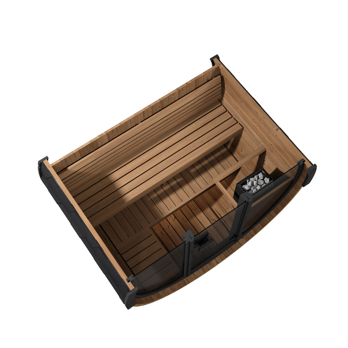 4 Person Barrel Sauna - EE6G