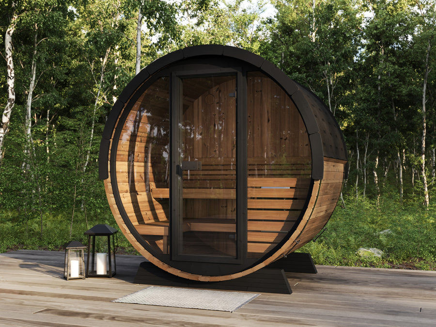4 Person Barrel Sauna - EE6G