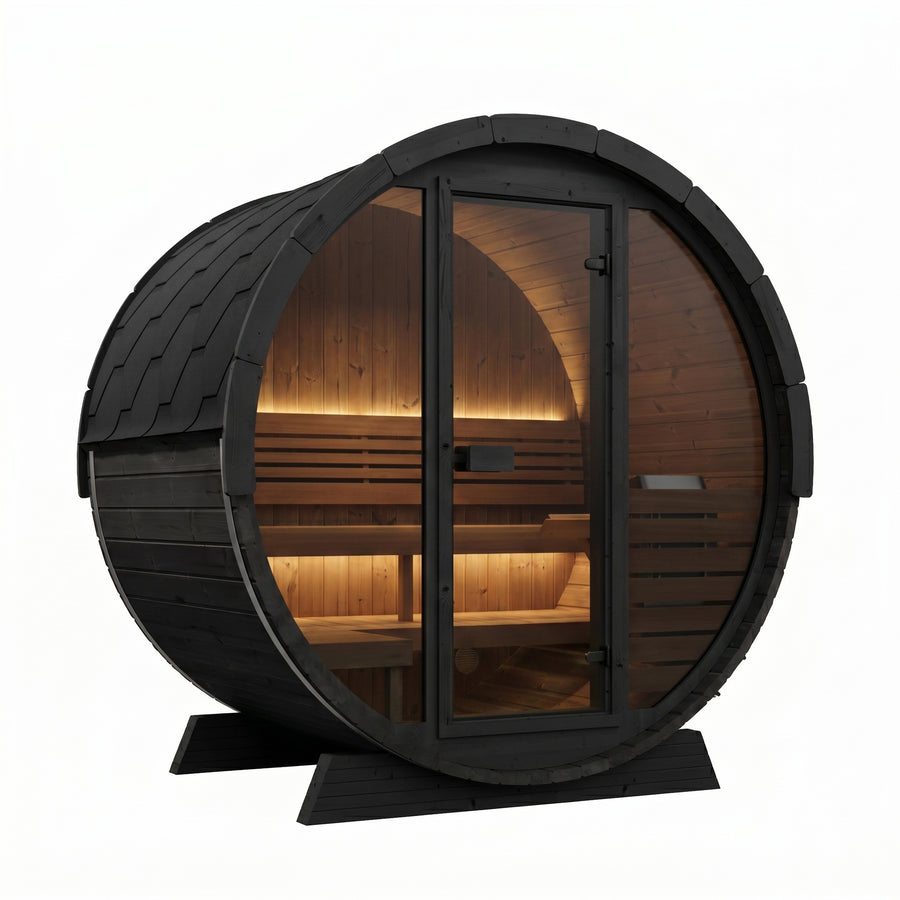 4 Person Barrel Sauna - EE6G