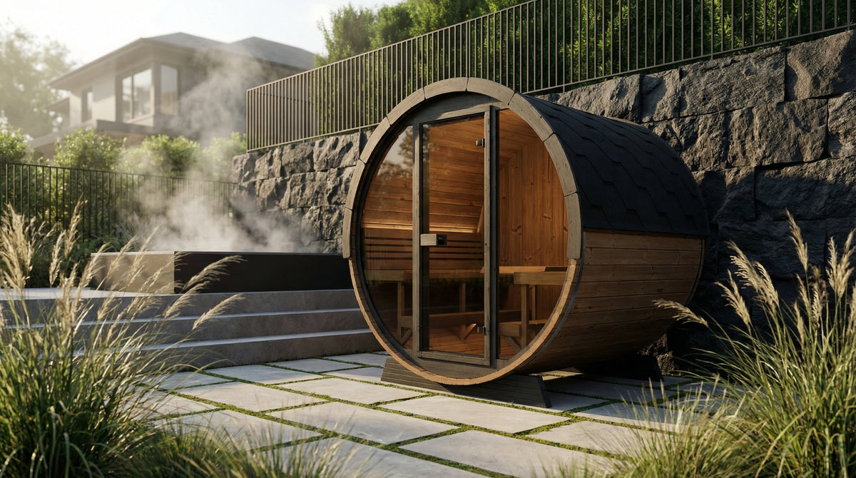 6 Person Barrel Sauna - EE8G