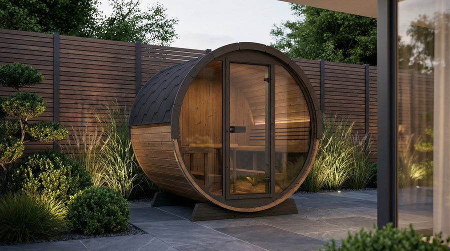 6 Person Barrel Sauna - EE8G