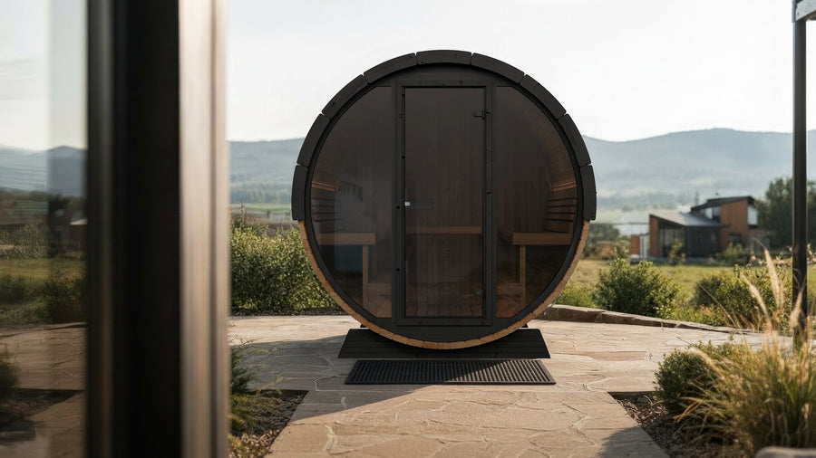 6 Person Barrel Sauna - EE8G