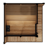 6 Person Modern Outdoor Sauna, GL6, Öli Saunas