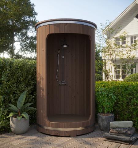 Barrel Outdoor Shower