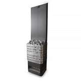 Saunum AIR 7 Heater, AirIQ WiFi, and Stones (Stainless Steel)