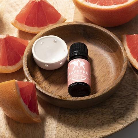 Saunum Aroma Oil Set - Grapefruit Aroma Oil with Reservoir, 10 mL