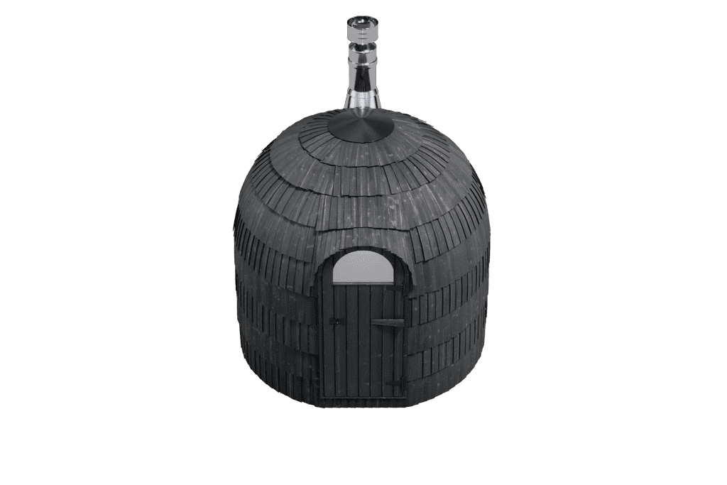 4 Person Outdoor Sauna - Iglucraft Single
