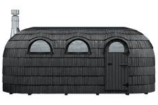 6 Person Outdoor Sauna - Iglucraft Triple