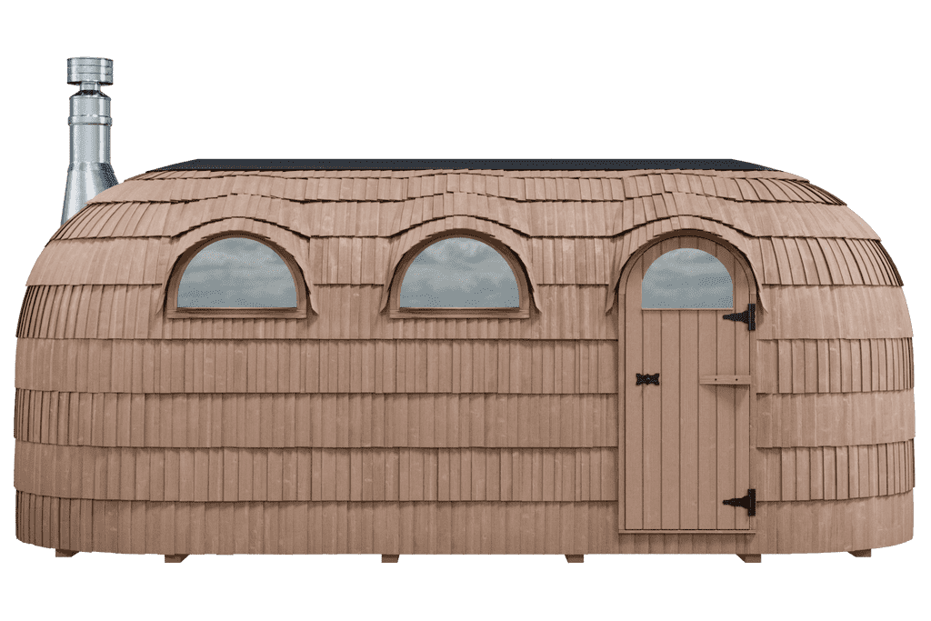 6 Person Outdoor Sauna - Iglucraft Triple