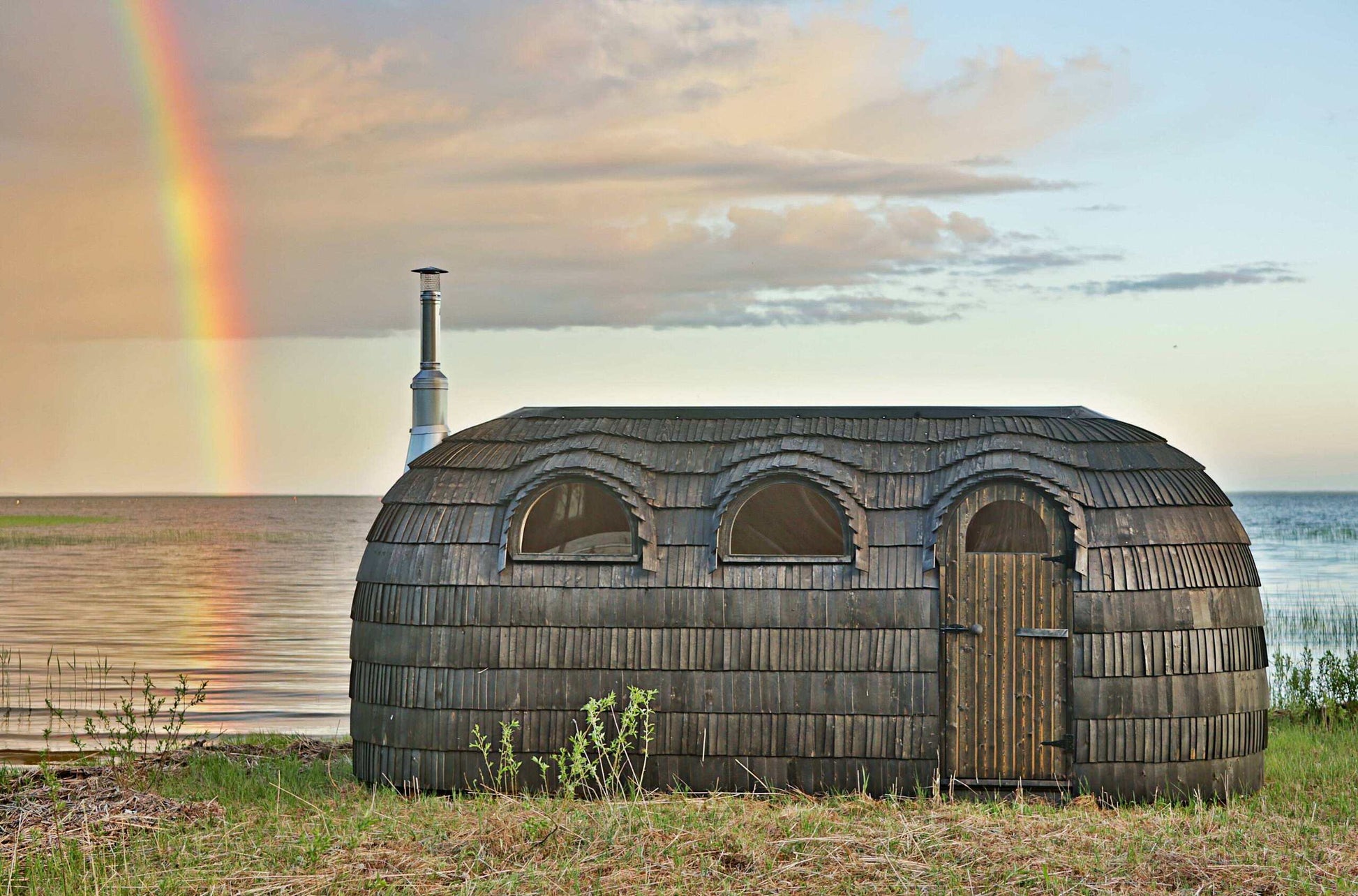 6 Person Outdoor Sauna - Iglucraft Triple