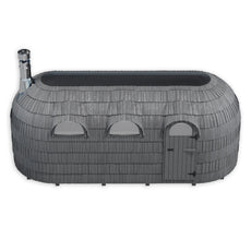6 Person Outdoor Sauna - Iglucraft Triple