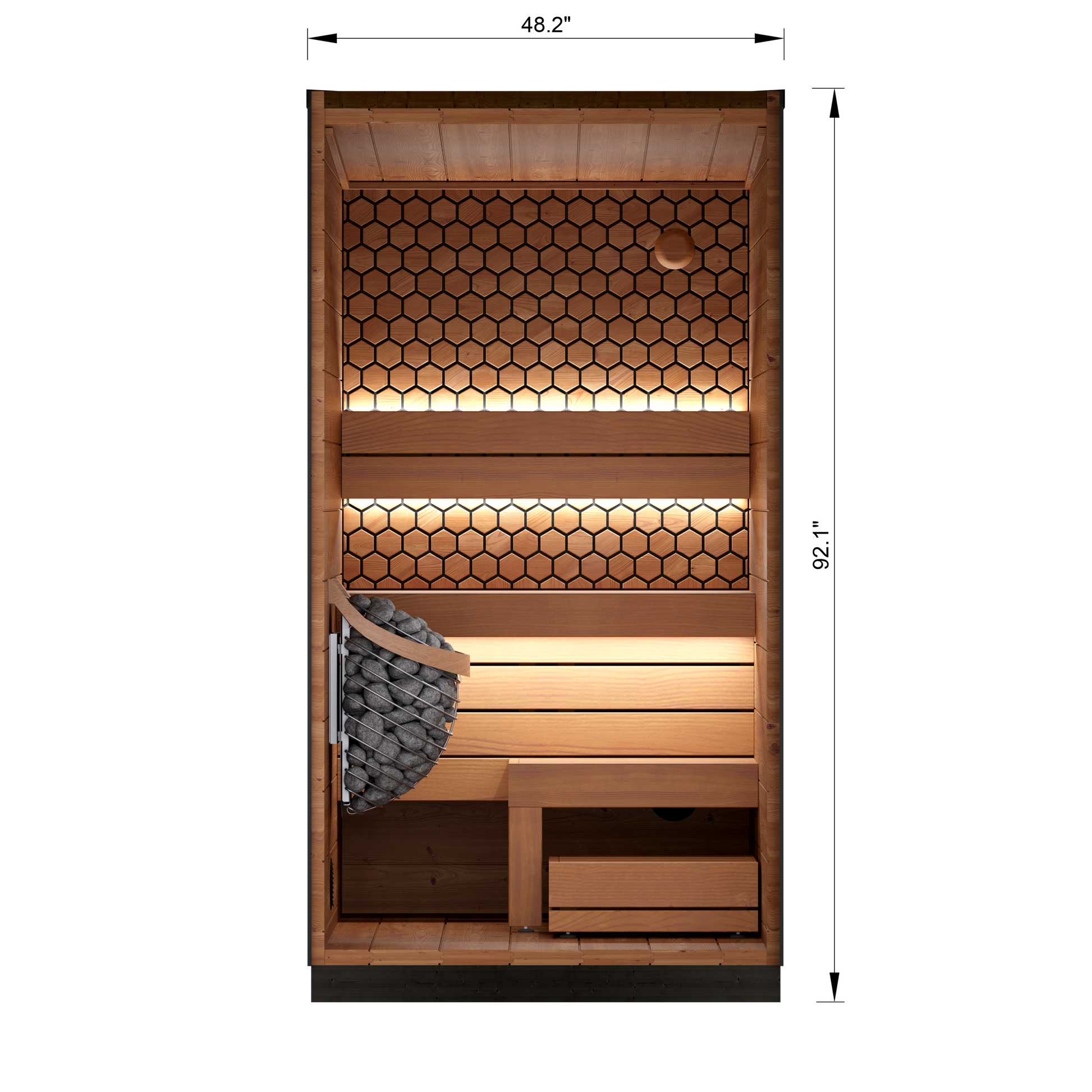 1 Person Outdoor Sauna - Leil® Viva 120