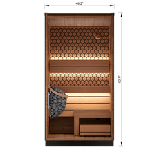 1 Person Outdoor Sauna - Leil® Viva 120