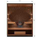 4 Person Outdoor Sauna - Leil® Viva 180