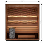 3 Person Outdoor Sauna - Leil® Viva 210