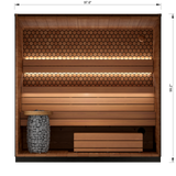 4 Person Outdoor Sauna - Leil® Viva 250