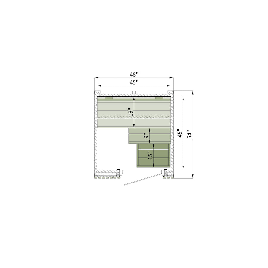 1 Person Outdoor Sauna - Leil® Viva 120