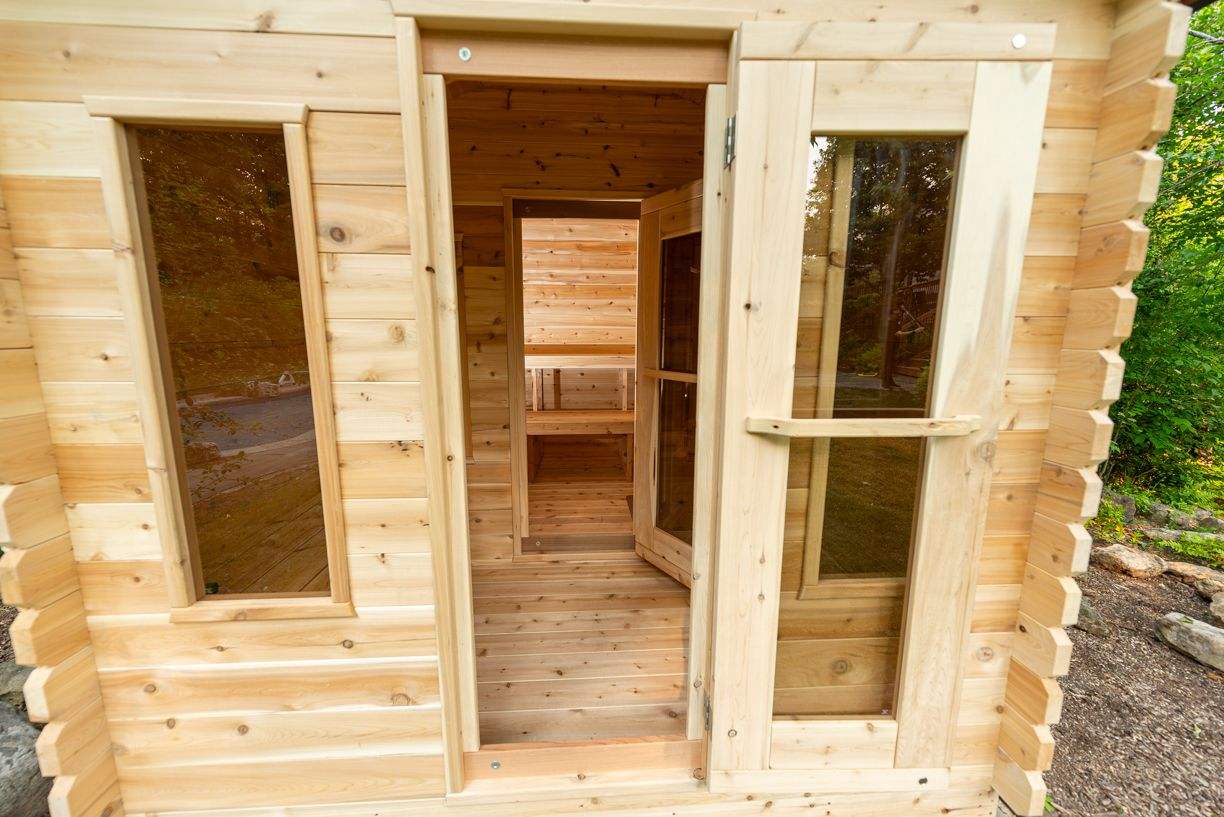 6 person cabin sauna