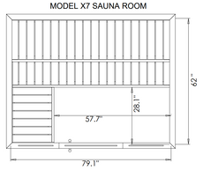 6 Person Indoor Sauna