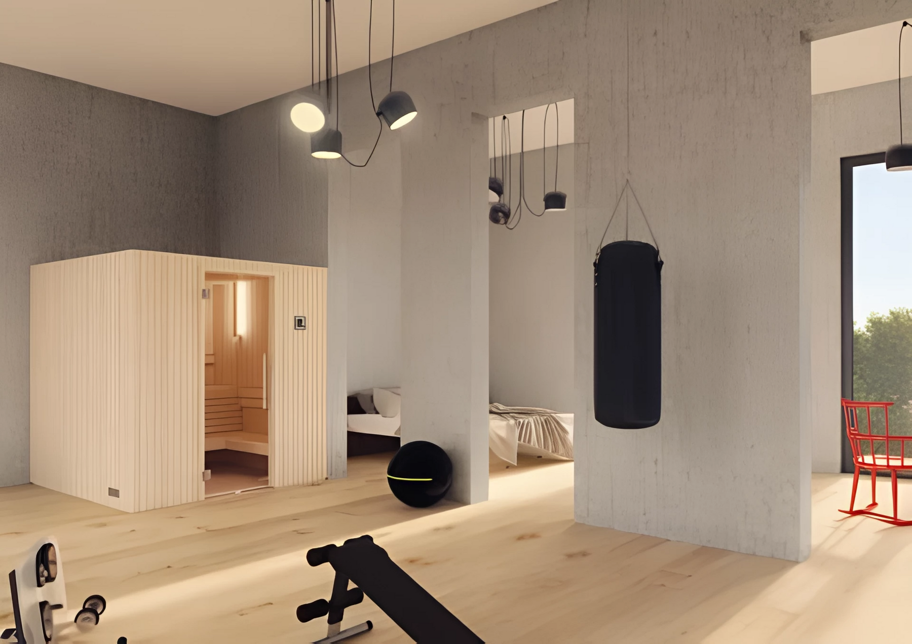 6 Person Indoor Sauna
