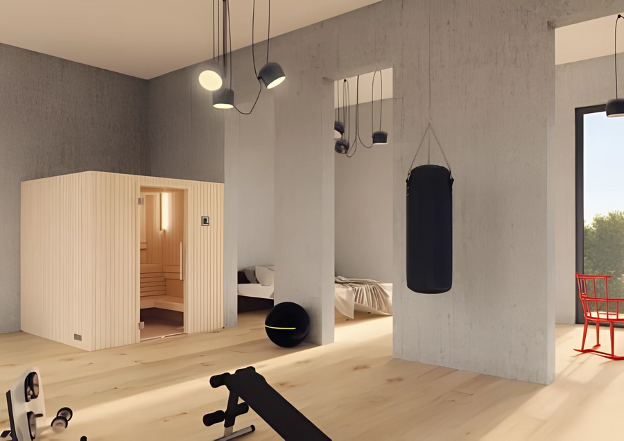 6 Person Indoor Sauna