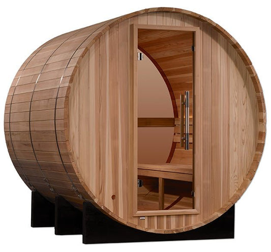 4 Person Barrel Sauna