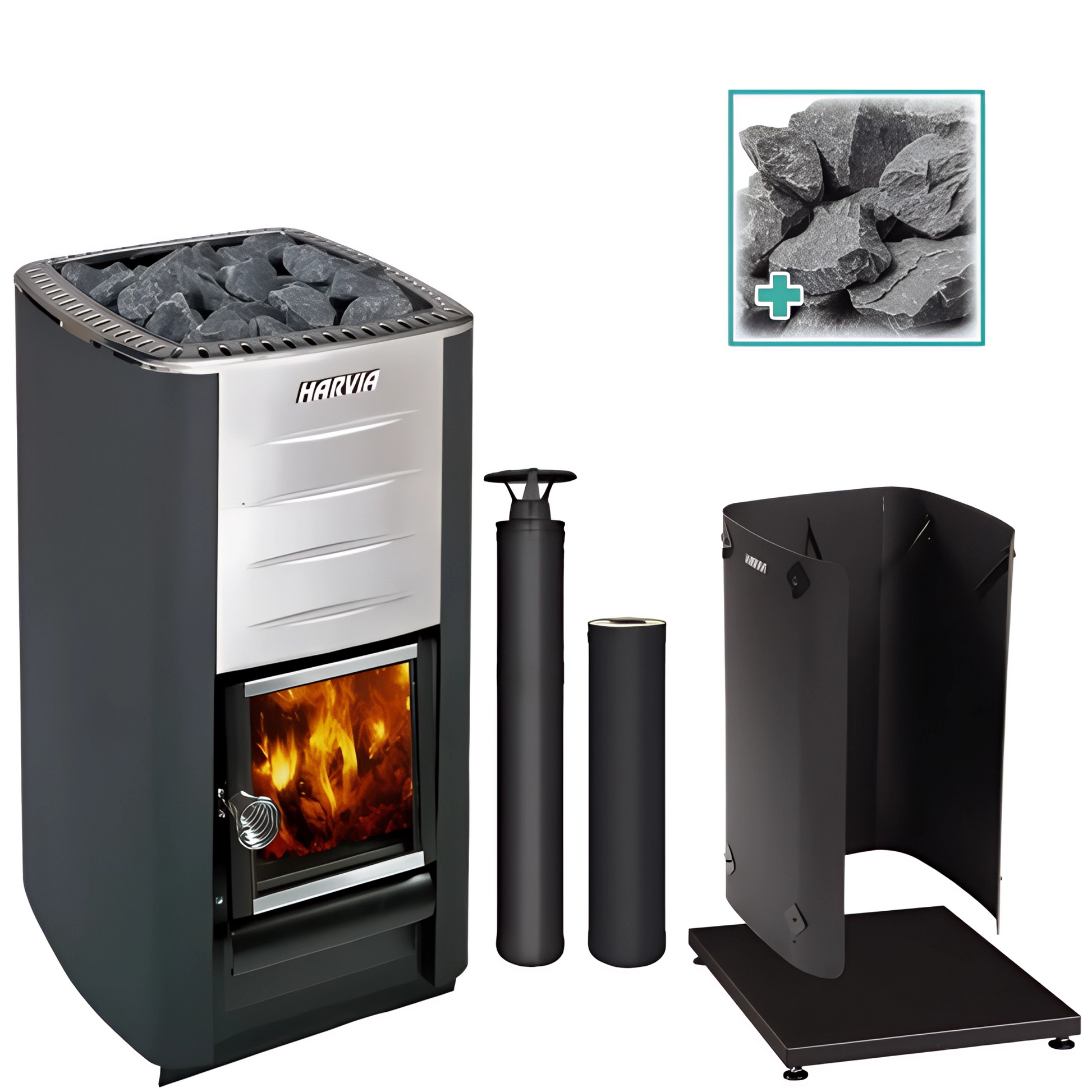 Harvia M3 Wood-Burning Heater