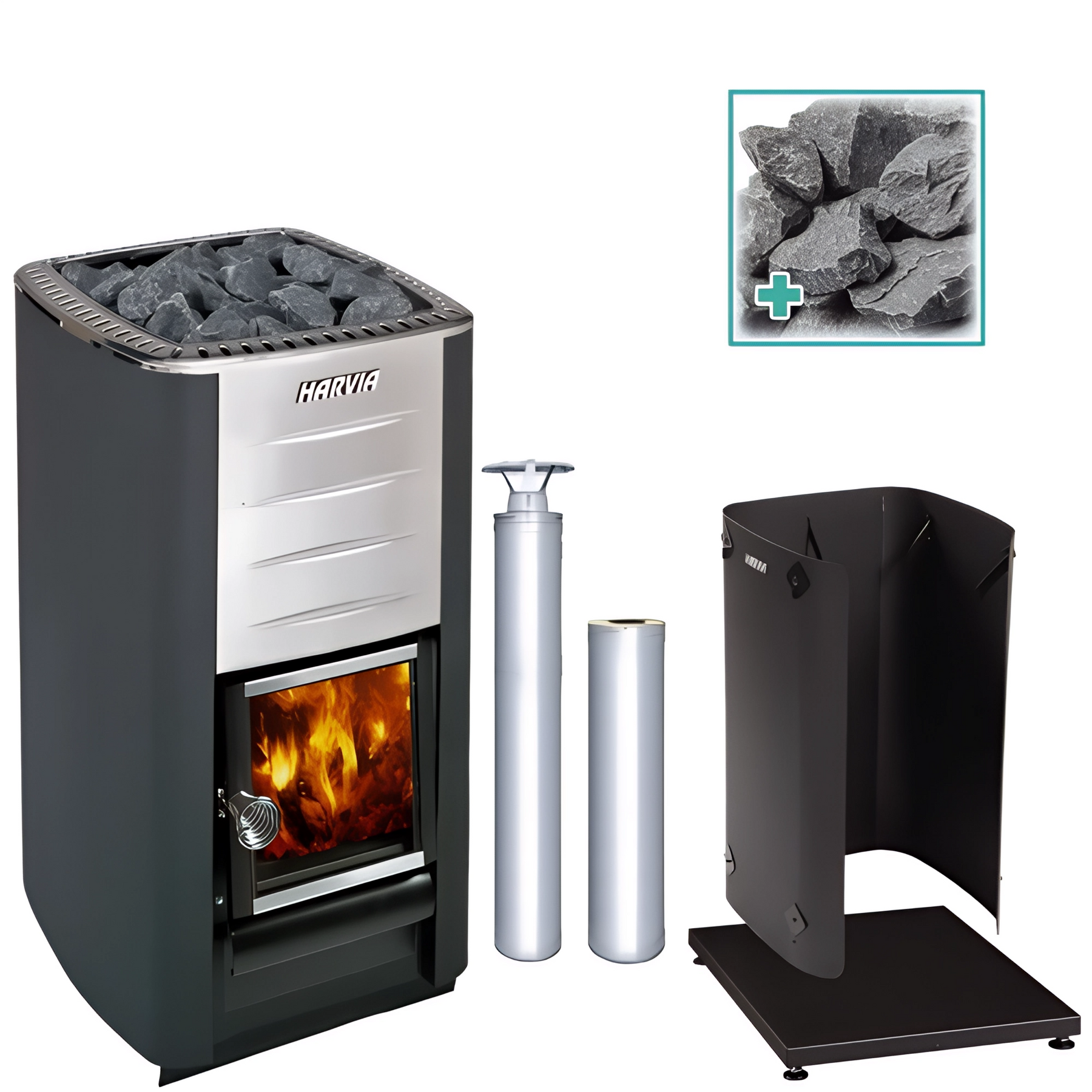 Harvia M3 Wood-Burning Heater