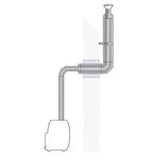 Huum Hive wood burning heater chimney and heat shields set for side installation