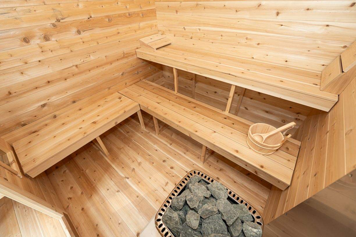 6 person cabin sauna