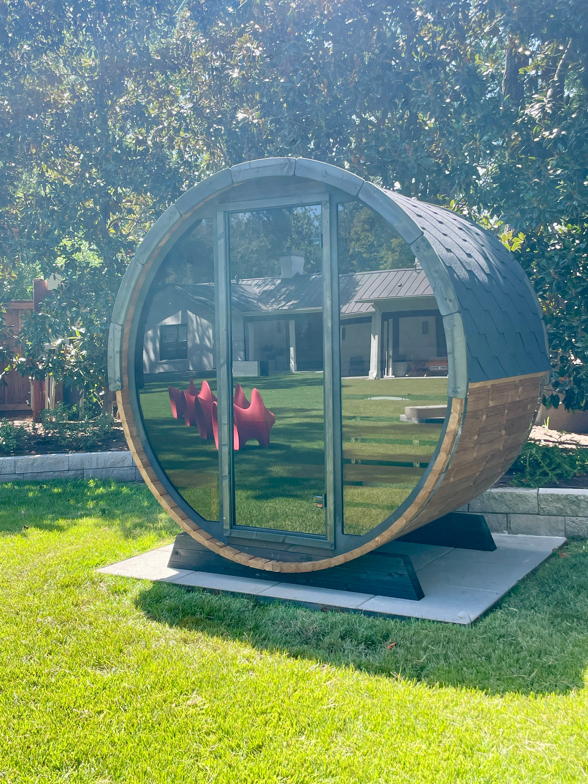 4 Person Barrel Sauna - EE6G