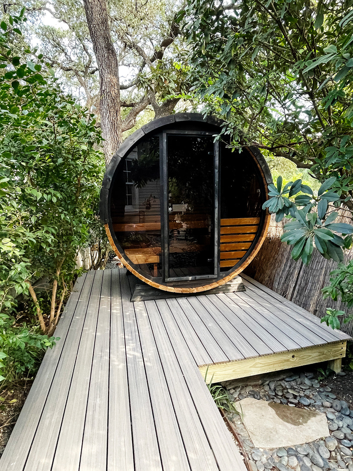 4 Person Barrel Sauna - EE6G