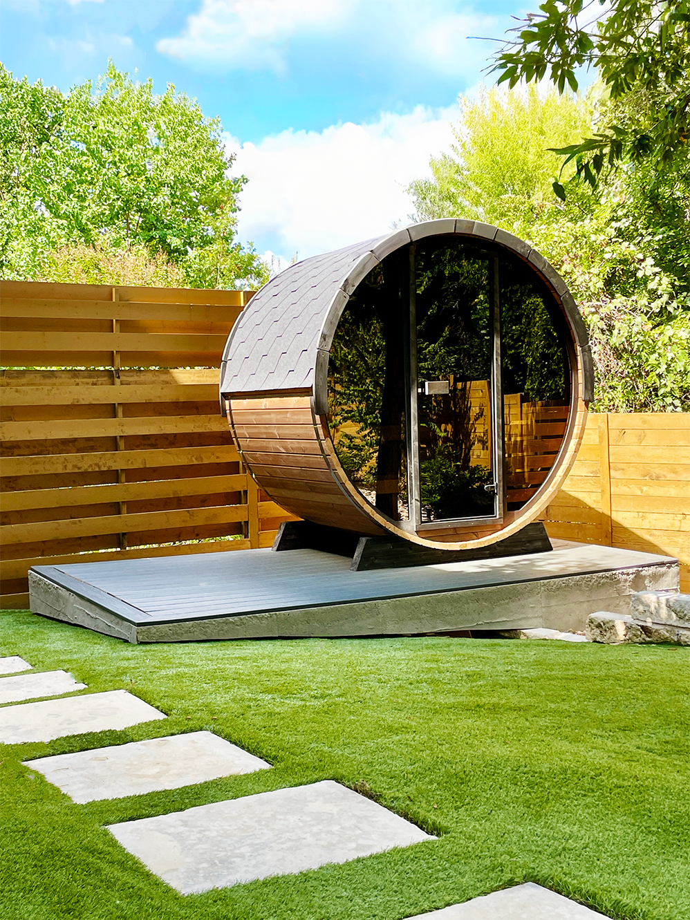 4 Person Barrel Sauna - EE6G
