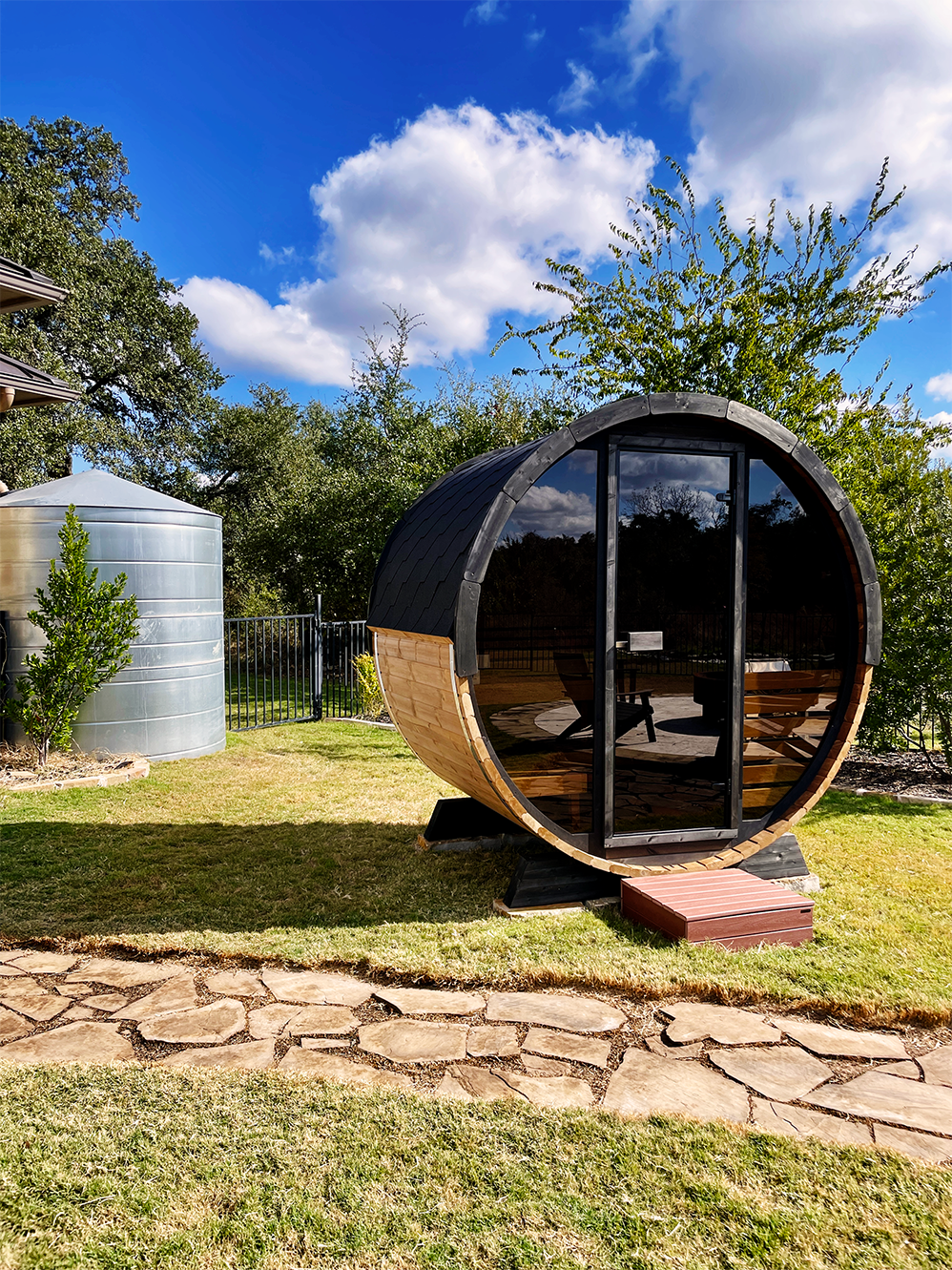 4 Person Barrel Sauna - EE6G