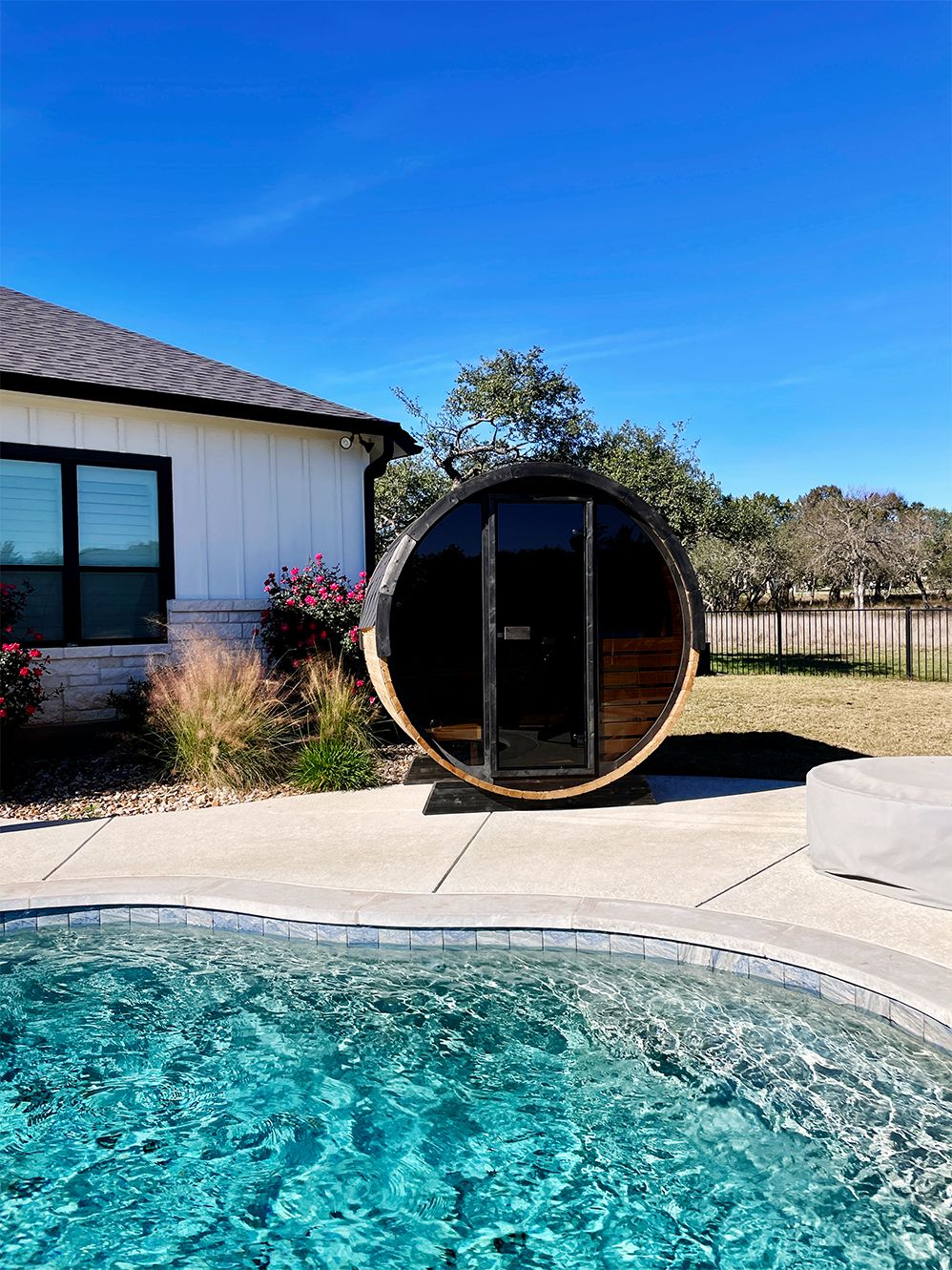 4 Person Barrel Sauna - EE6G