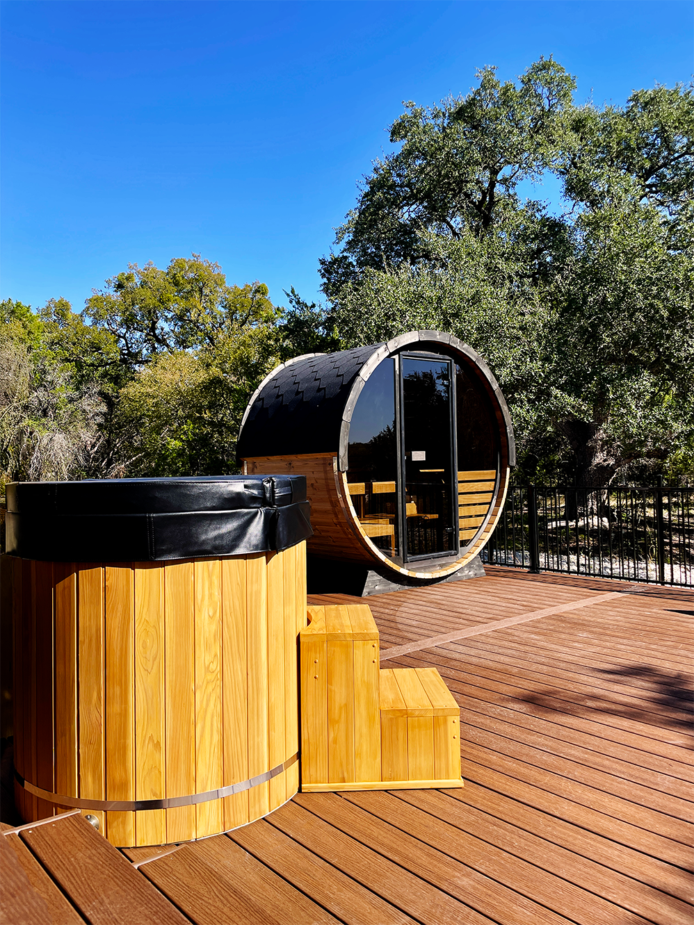 4 Person Barrel Sauna - EE6G