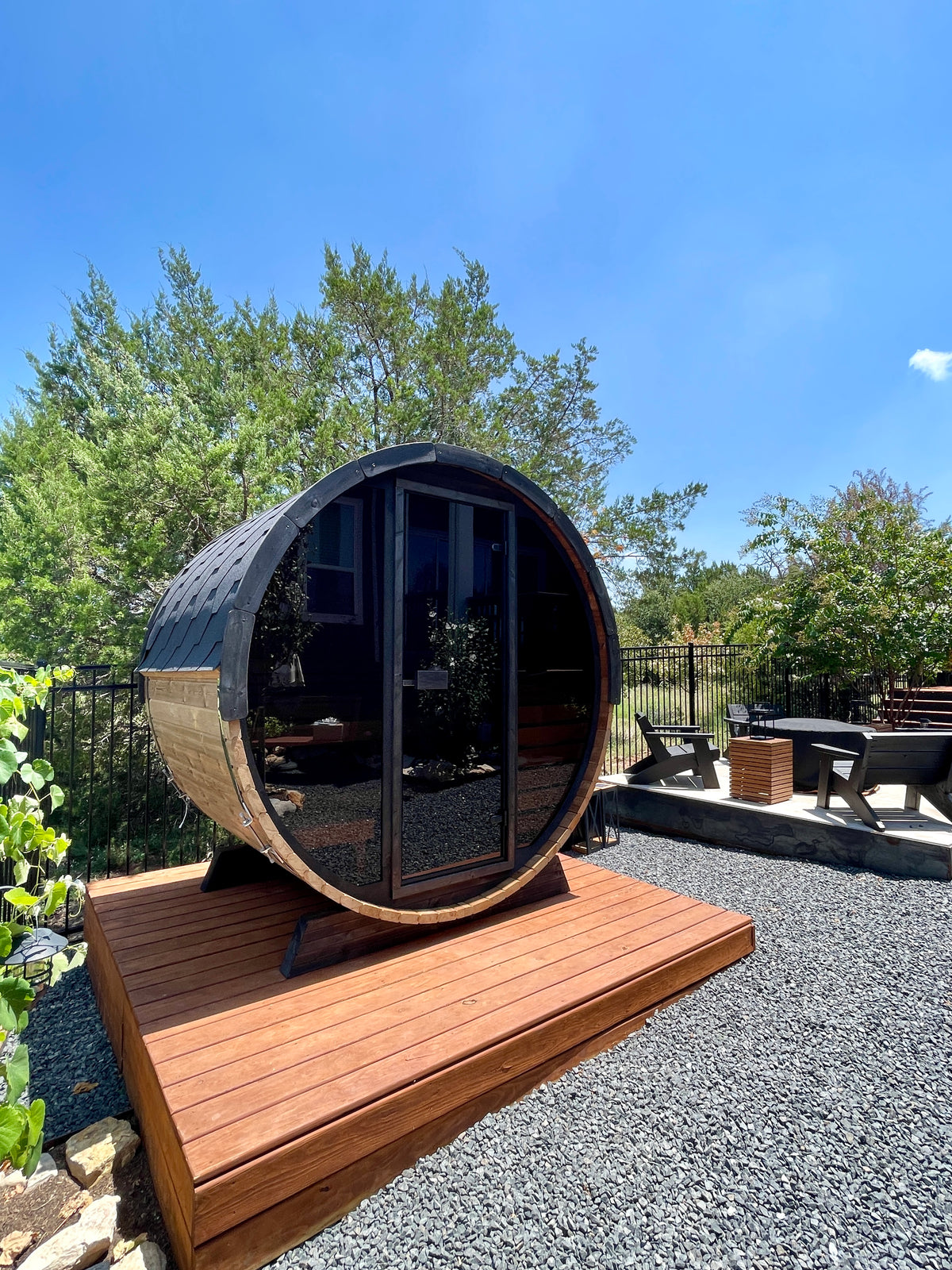 4 Person Barrel Sauna - EE6G