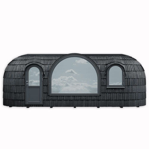 6 Person Outdoor Sauna - Iglucraft Panoramic