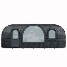 6 Person Outdoor Sauna - Iglucraft Panoramic