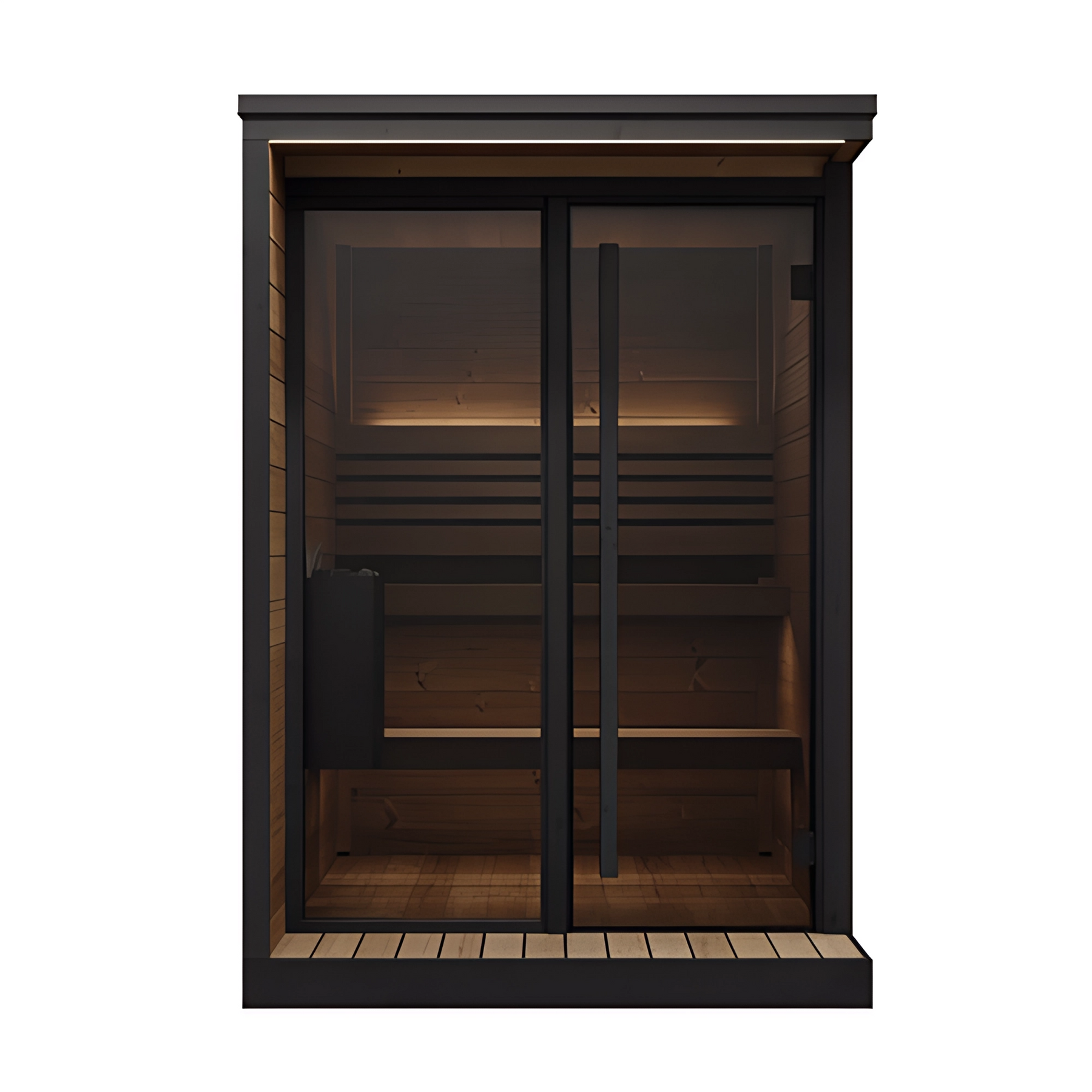 4 Person Modern Outdoor Sauna, GL4, Öli Saunas