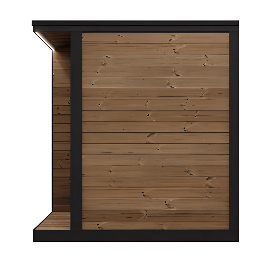 4 Person Modern Outdoor Sauna, GL4, Öli Saunas