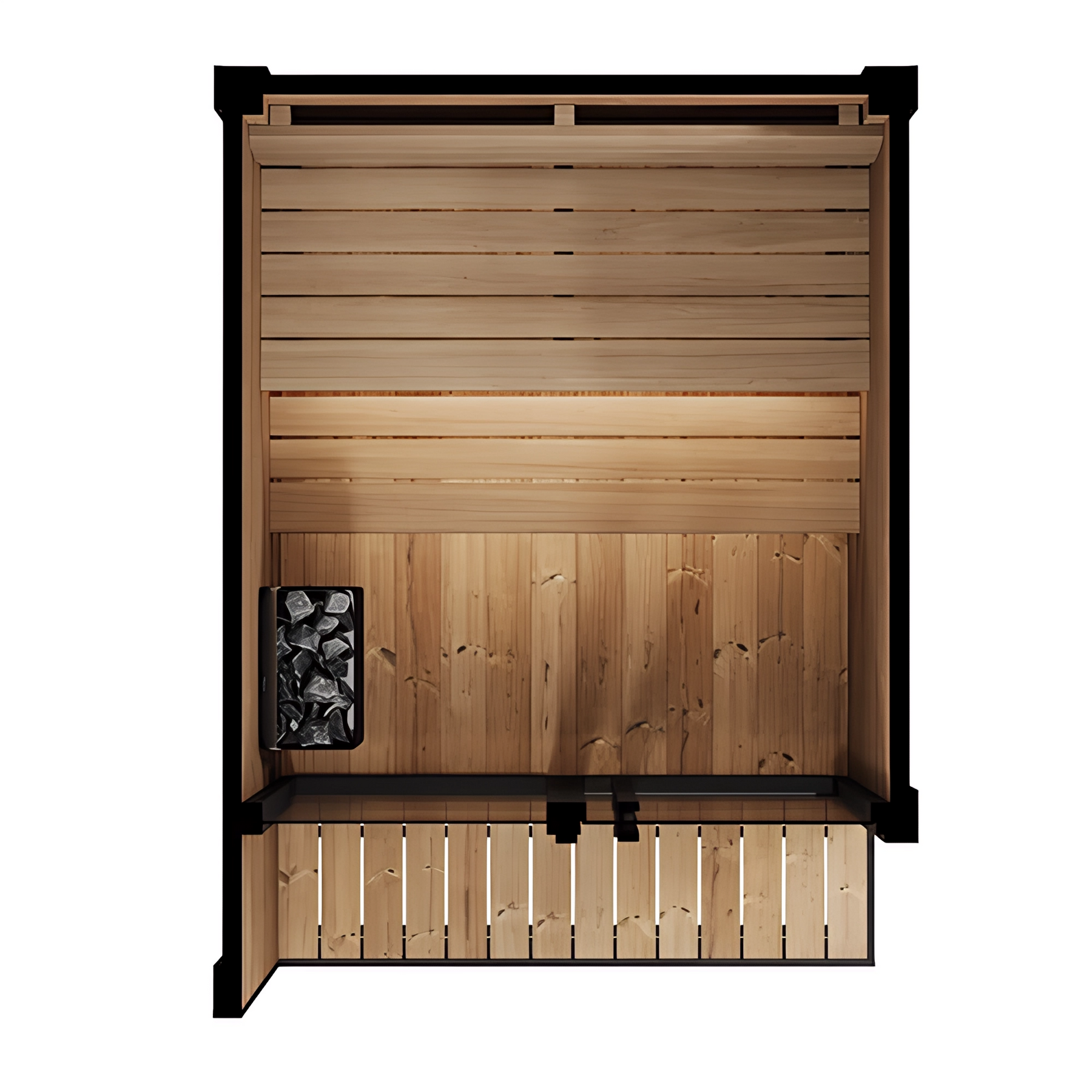 4 Person Modern Outdoor Sauna, GL4, Öli Saunas