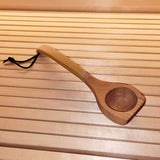 Wooden 1-Gallon Sauna Bucket Set with Wood Ladle and Thermometer