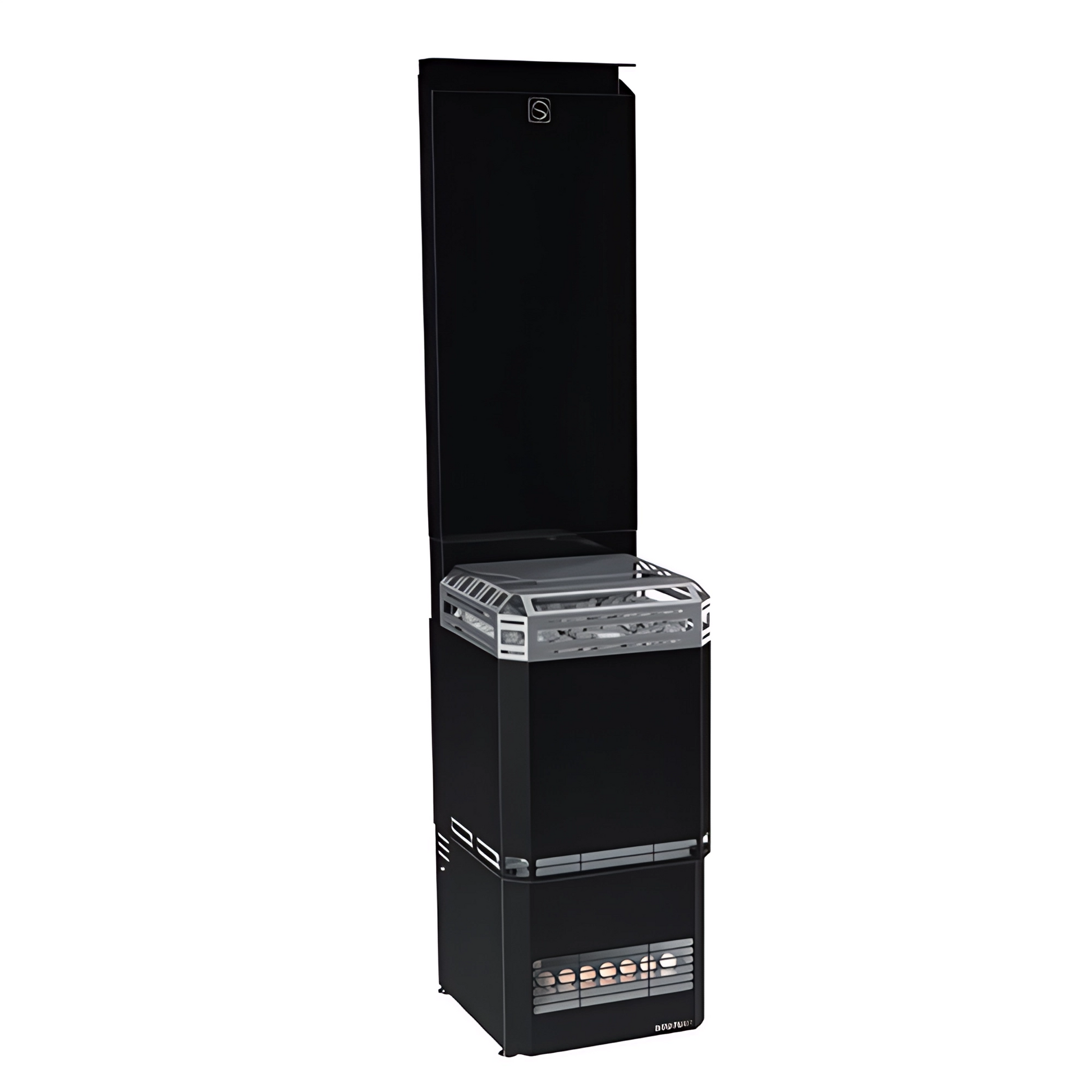 Saunum AIR L 13 Heater, AirIQ WiFi, and Stones (Stainless Steel)