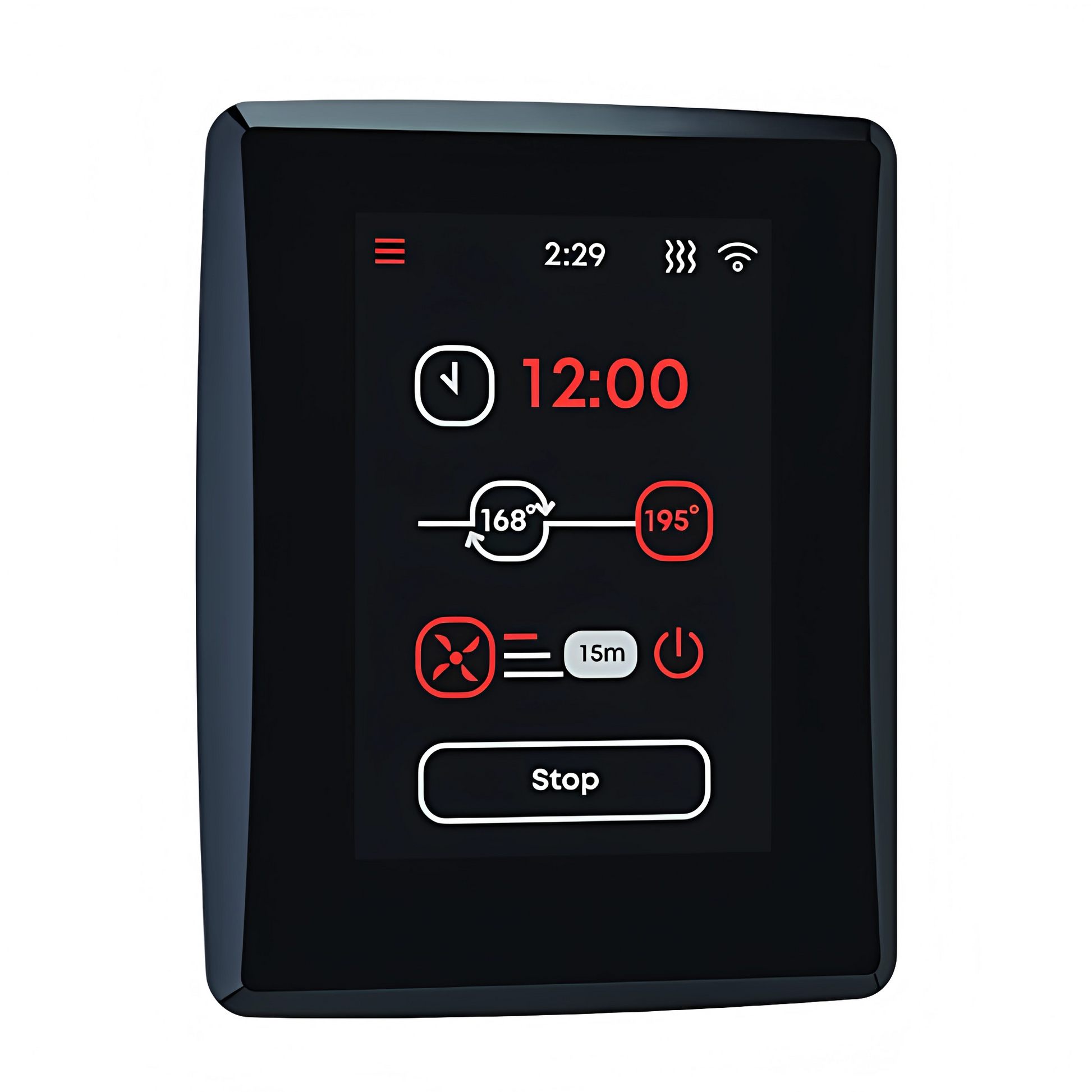 Saunum AIR L 13 Heater, AirIQ WiFi, and Stones (Stainless Steel)