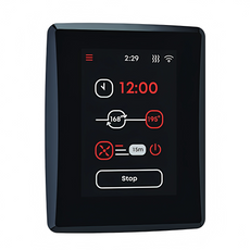 Saunum AIR L 13 Heater, AirIQ WiFi, and Stones (Stainless Steel)