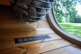 4 Person Outdoor Sauna - Leil® Black Cube Classic